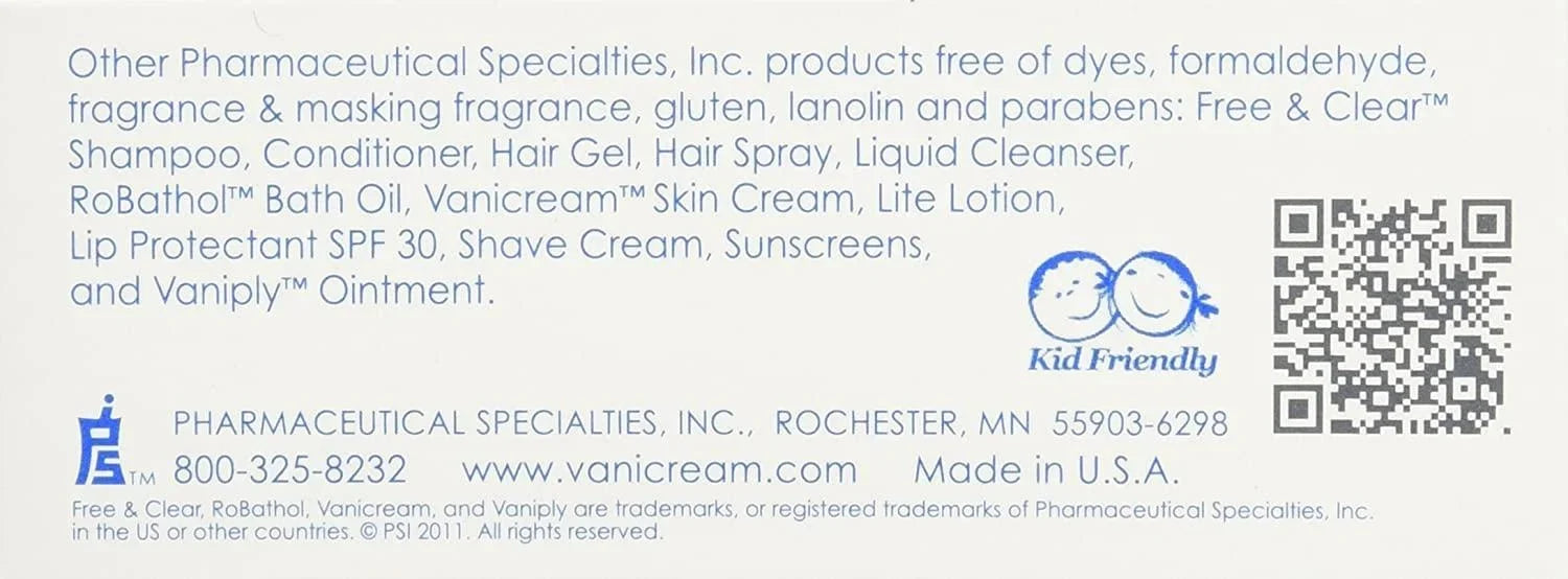 Vanicream Cleansing Bar Sizeensitive Sizekin, Fragrance-Free, 3.9 oz, 8 Pack