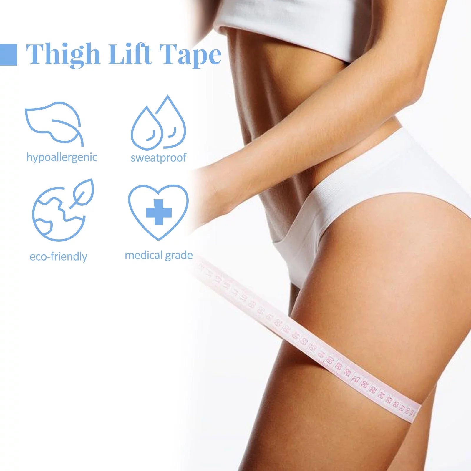 Collagen Essence Tightening Patch, Eelhoe Thigh Lift Tape, Lazy Thigh Sizeculpting Patch