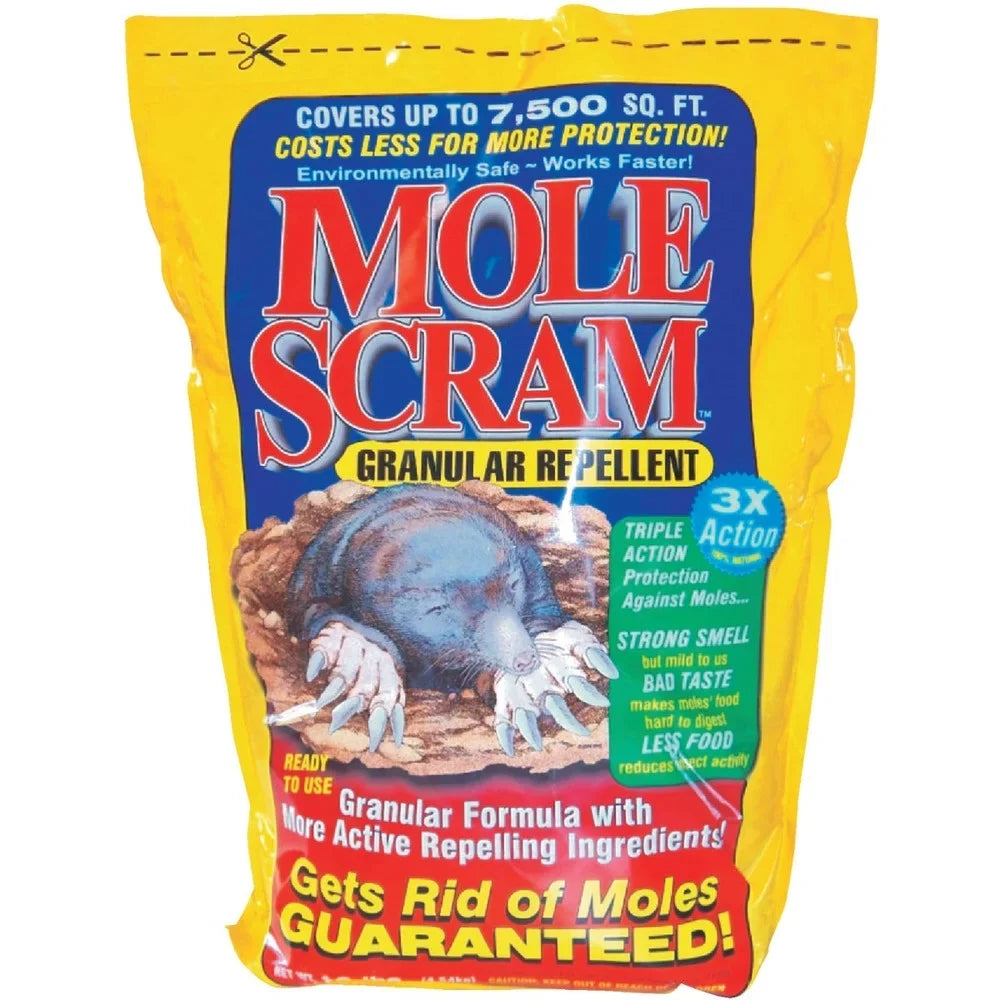 Mole Sizecram 10 Lb. Granular Organic Mole Repellent 12010 12010 710635