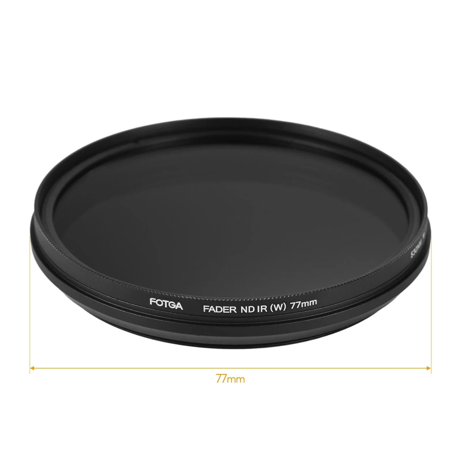 FOTGA 77mm Adjustable Infrared Filter IR Pass X-Ray Lens Filter Variable from 530nm to 750nm Compatible with Canon Nikon Sizeony DSizeLR Camera