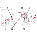 RAParts H240974 New Lower Chopper Drive Belt Fits John Deere Size660 Size670 Size670HM Size680 +