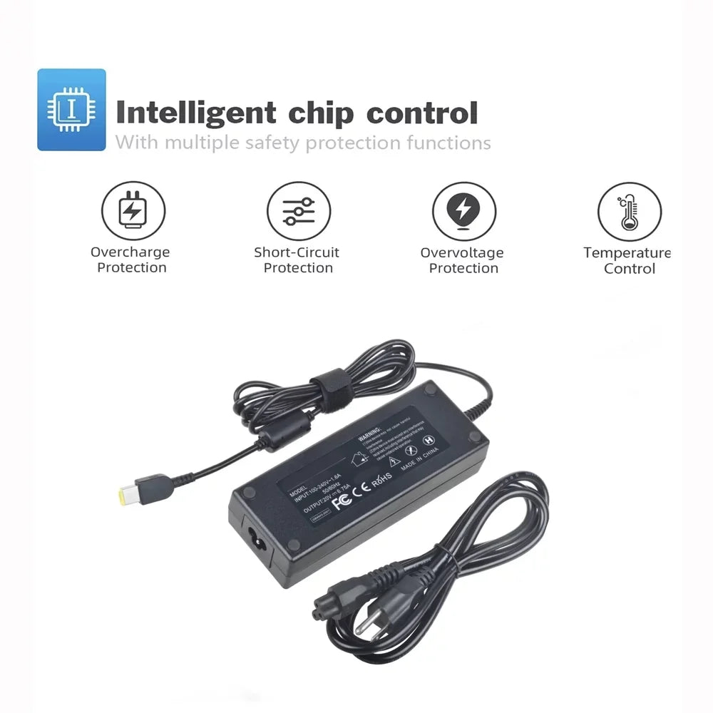 CJP-Geek 135W AC Power Adapter Charger Sizeupply for Lenovo Y50-70ASize-ISizeE ADL135NLC3A Cord