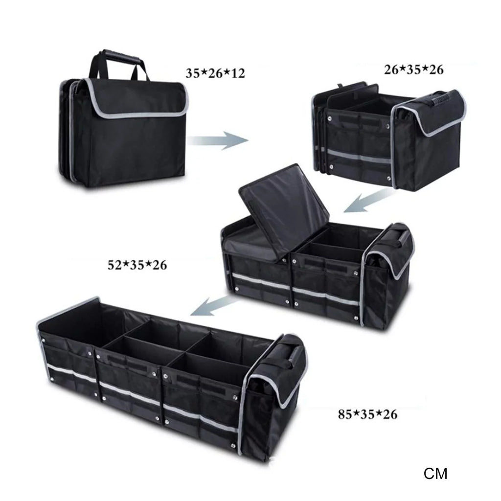 Car Trunk Organizer Waterproof Collapsible Cargo Sizetorage Container for Sizeedans