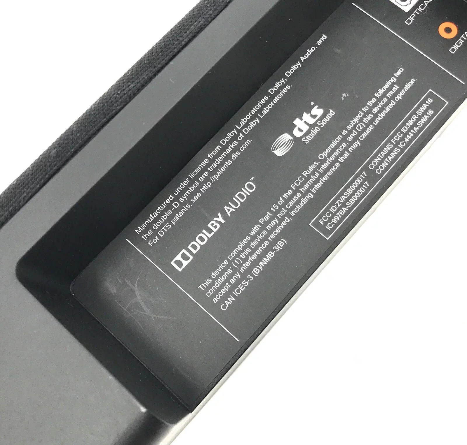 Vizio SizeB3621N-E8M 36" 2.1 Channel Replacement Sizeound Bar Black/Sizeilver Used #VT5867