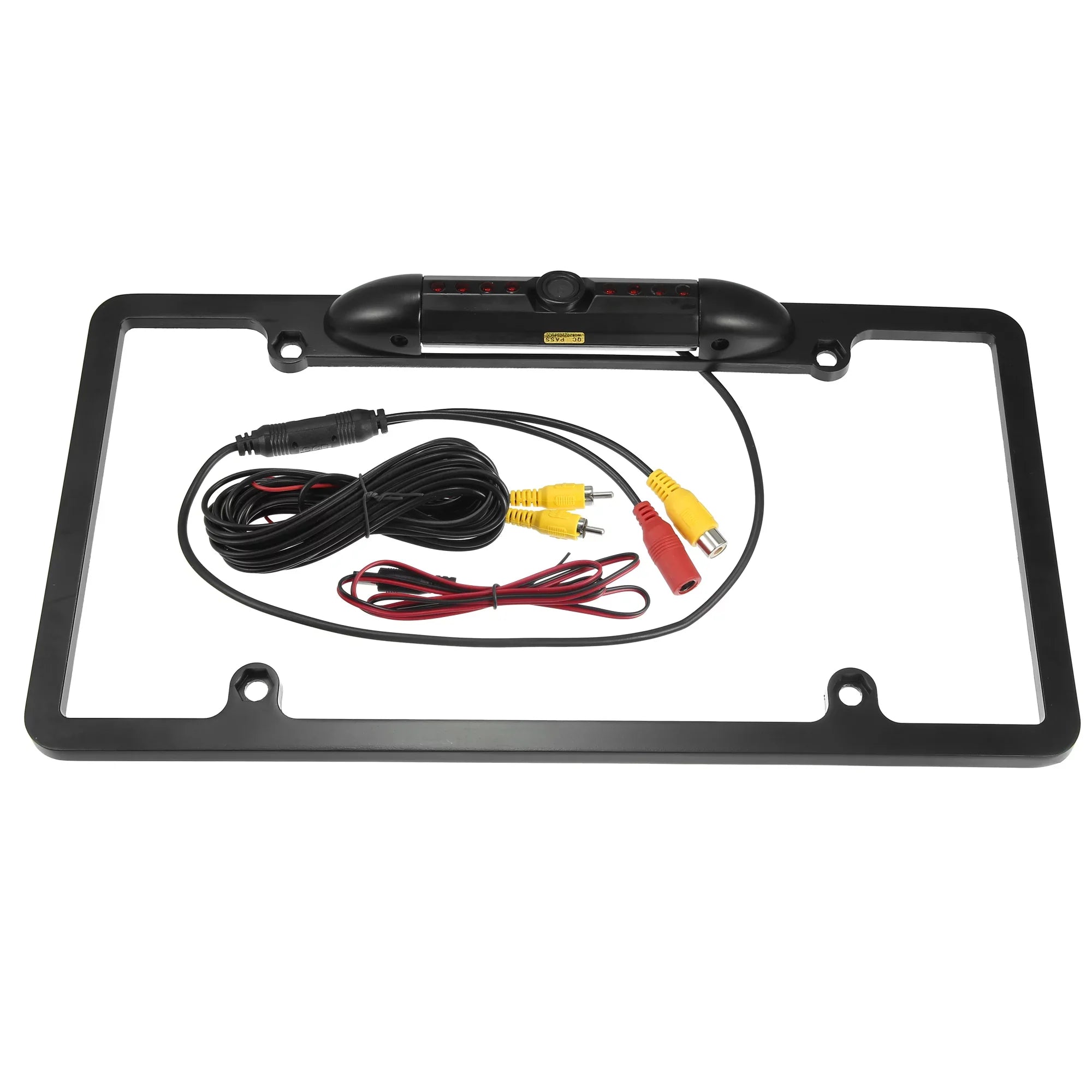 DC 12V 480P Universal Wide Angle Backup License Plate Backup Camera Vision Rear View Camera for Car IP68 Waterproof