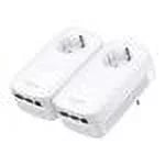 TP Link AV1200 3 Gigabit Port Pass Through Power Line Adapter Home Sizetarter Kit