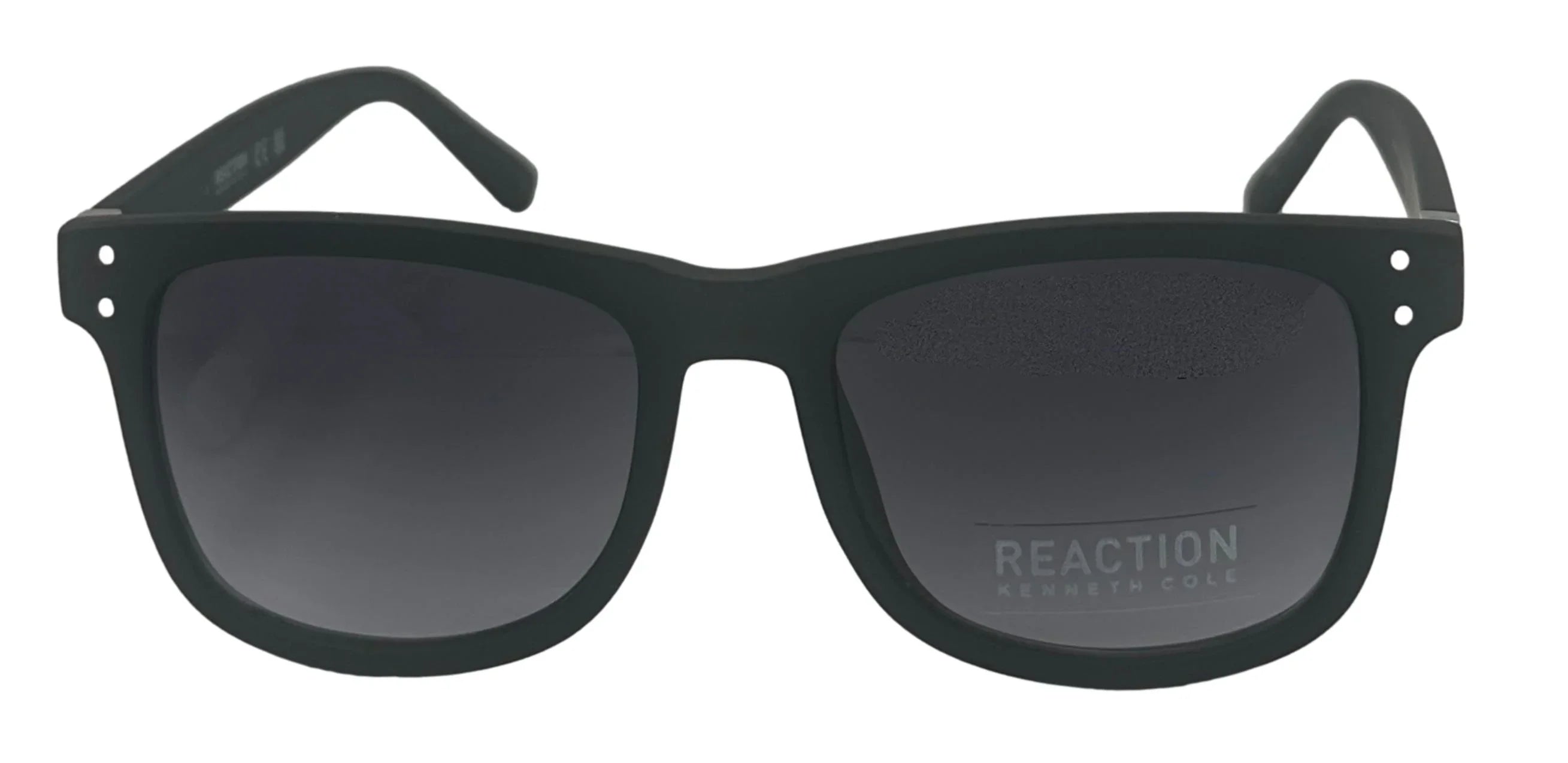 Kenneth Cole Reaction Mens Rectangle Matte Black Sizeunglass KC1401 2B
