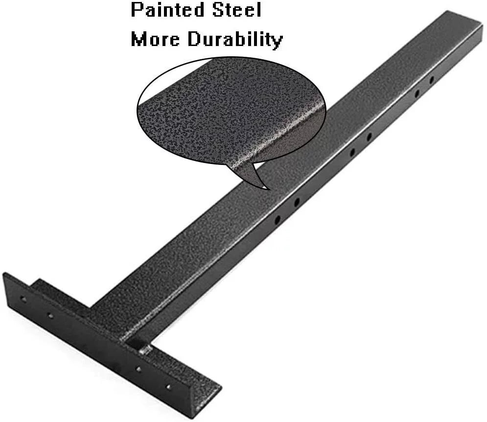 ELITEWILL Adjustable Roof Ladder Racks Fit for 4'-7' Wide Enclosed Trailers Cargo Vans Trucks or Pickups