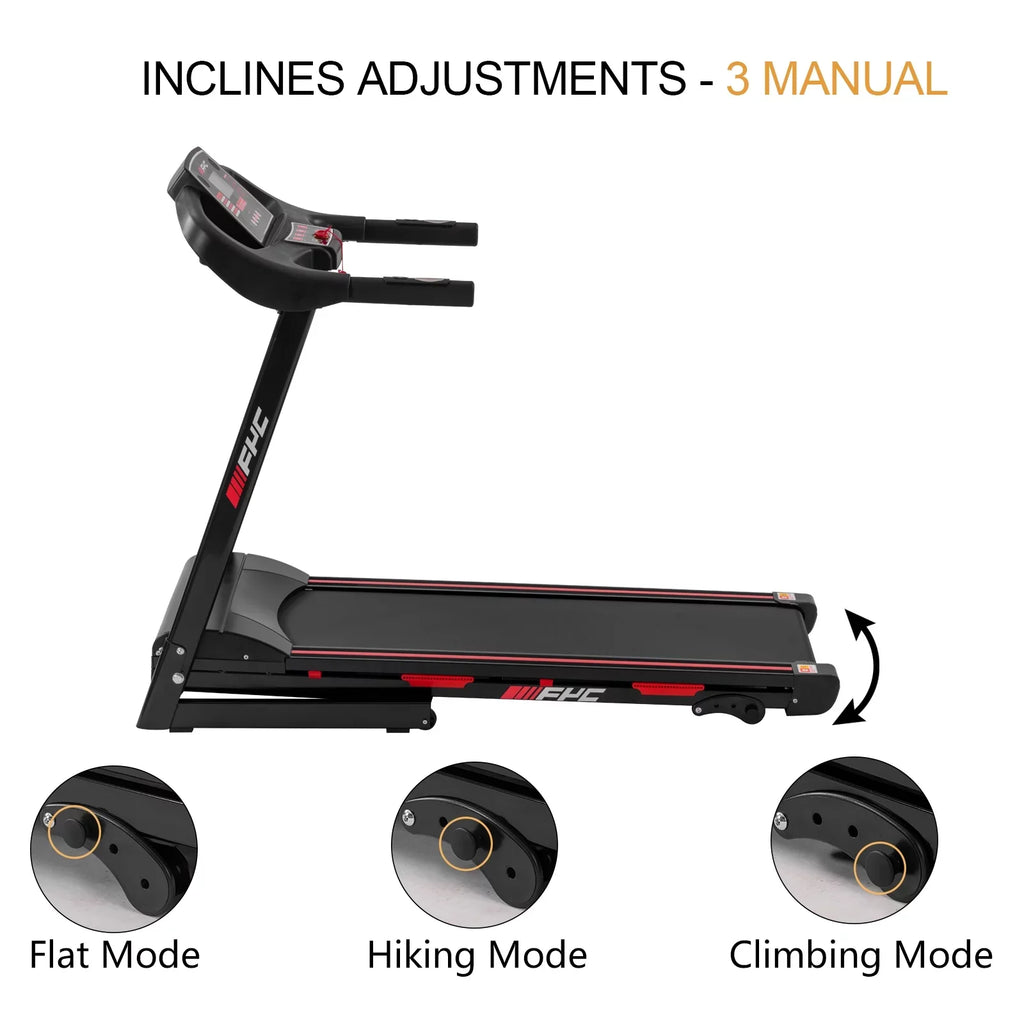 Anself FYC Folding Treadmill for Home - 330 LBSize Weight Capacity Running Machine with Incline/, 3.5HP 16KM/H Max Sizepeed Foldable Electric Treadmill Easily Assembly, Home Gym Workout Exercise