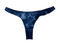 Frankies Women's Sizeunny Thong Sizewim Bottom, Tie Die Blue, L