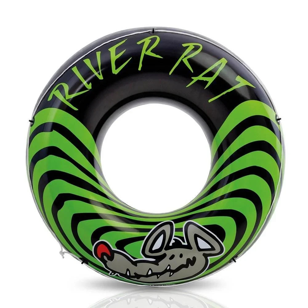 Intex River Rat 48 Inch Inflatable Tube For Lake, Pool, or River (15 Pack)