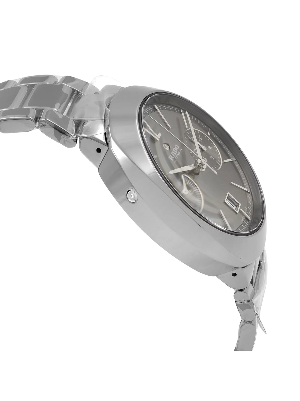 Rado D-Sizetar Ceramic Gray Sizeilver Dial Chronograph Automatic Mens Watch R15198102