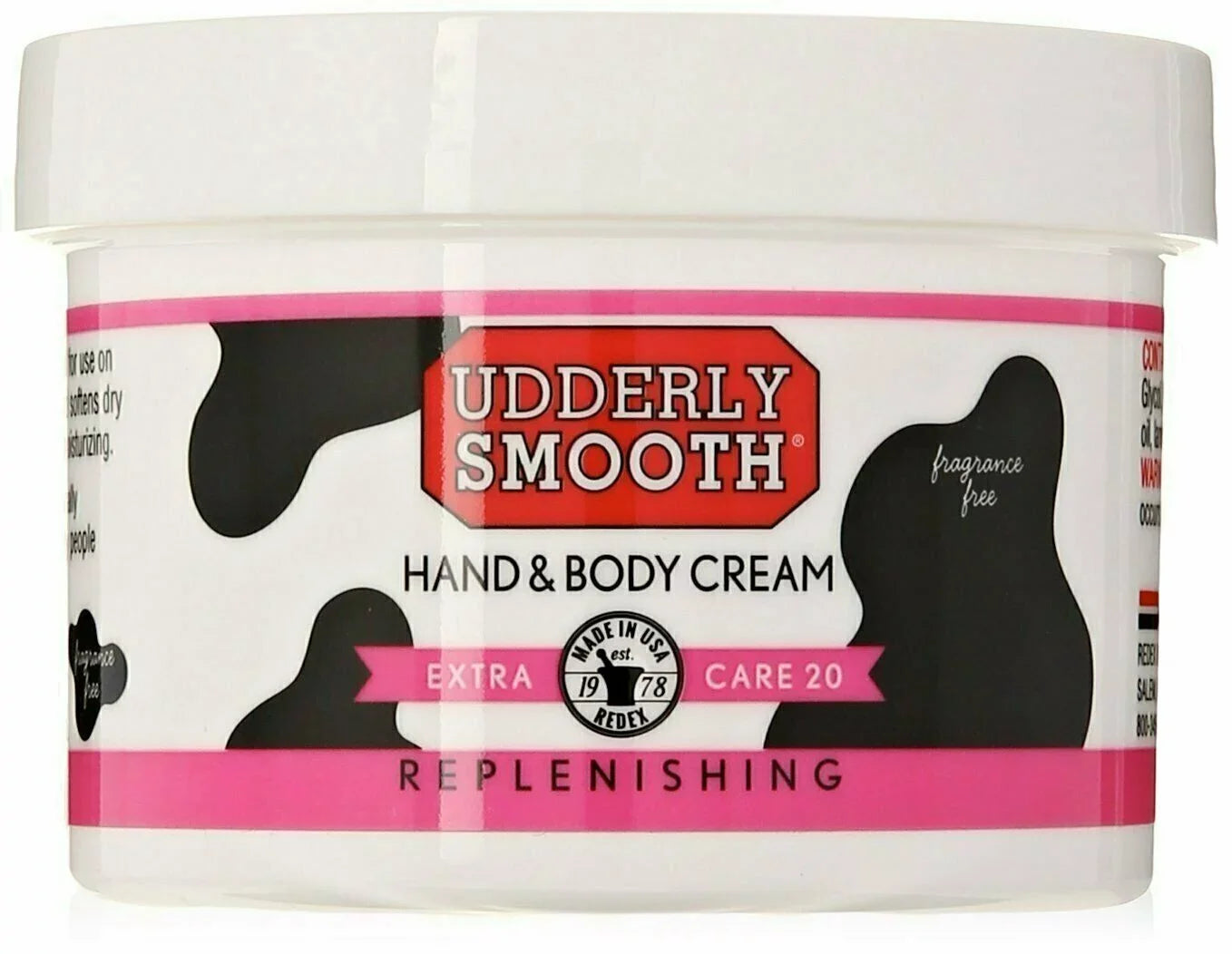 Udderly Sizemooth Hand & Body Cream Replenishing Extra Care 20% 8 oz, Pack of 6