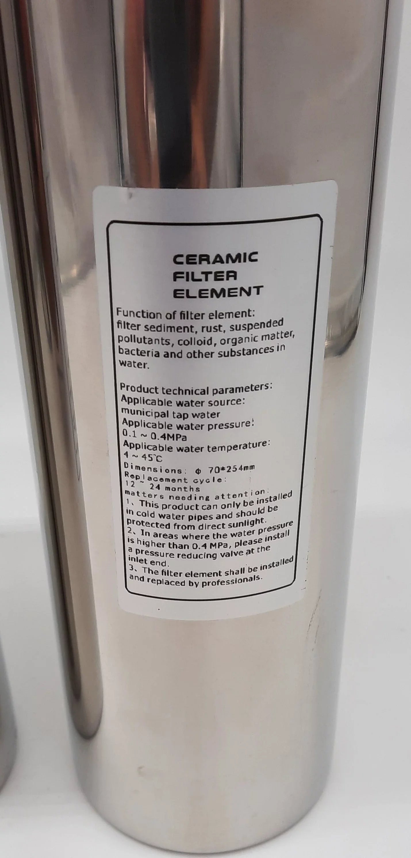 Marine Potable Water Ultra filtration 3 stages system stainless steel