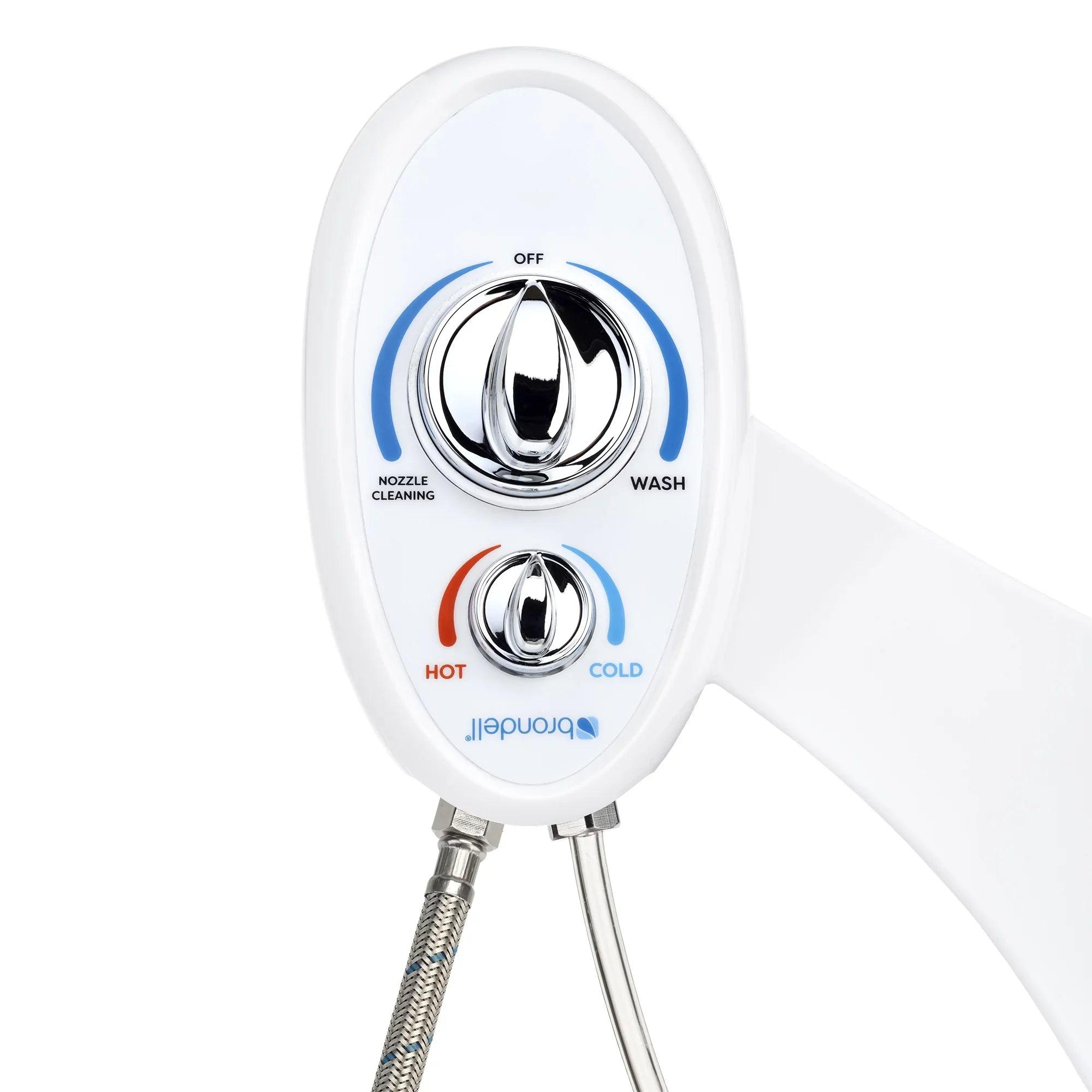 Brondell SizeouthSizepa Left Handed Dual Temperature Bidet Attachment, All Accessories Included