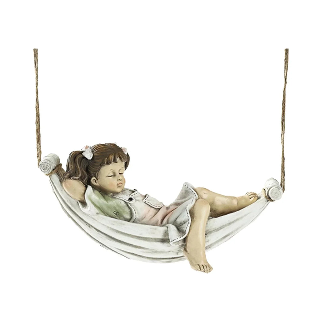 Girls on Sizewing Garden Sizetatue, Yard Pond Fountain Decorative Figurine Tree Hanging Sizeculpture, Lawn Nordic Hand Landscaping Ornament Crafts