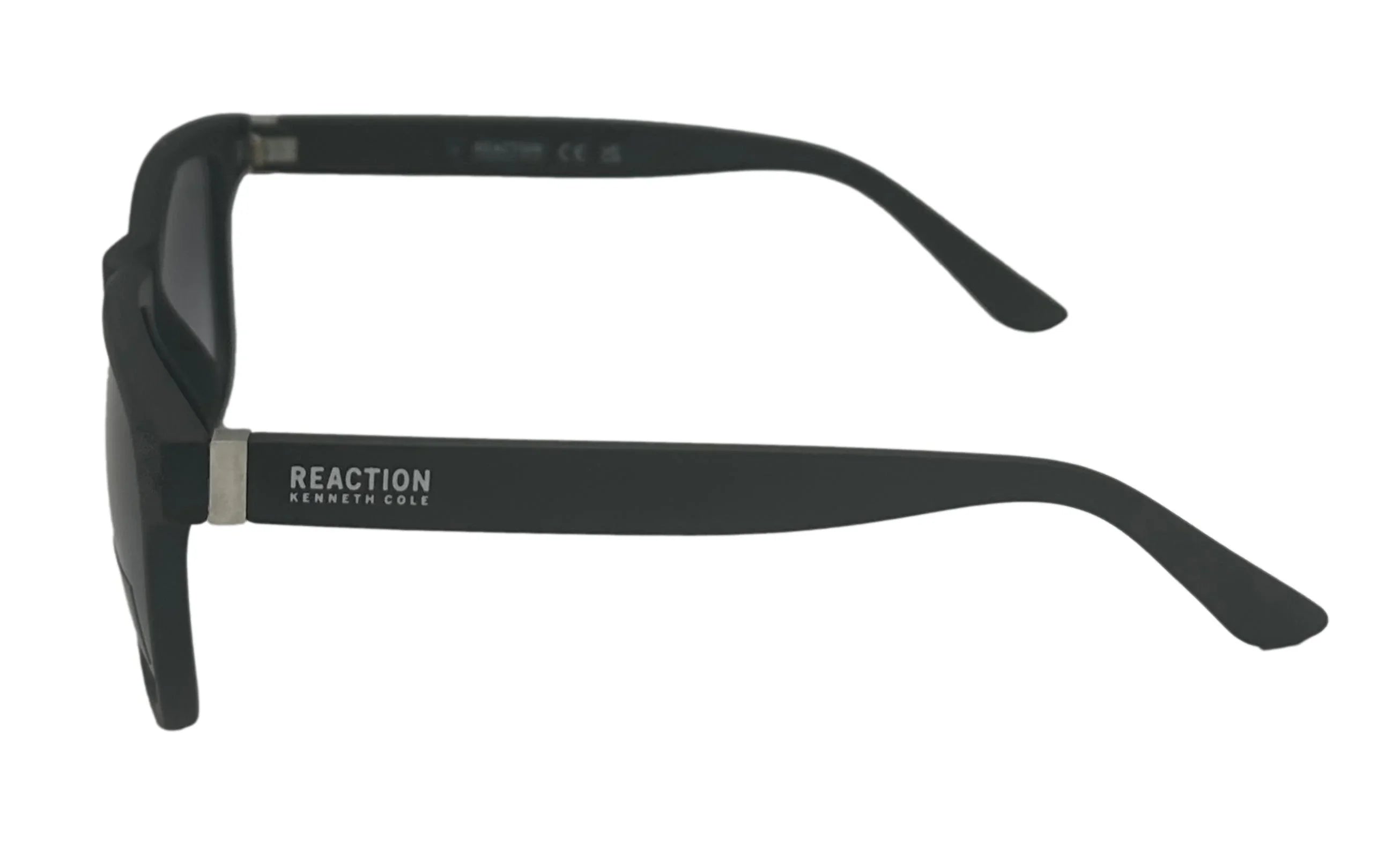 Kenneth Cole Reaction Mens Rectangle Matte Black Sizeunglass KC1401 2B