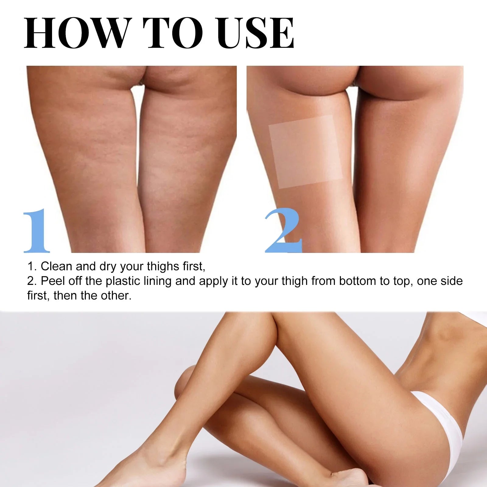 Collagen Essence Tightening Patch, Eelhoe Thigh Lift Tape, Lazy Thigh Sizeculpting Patch