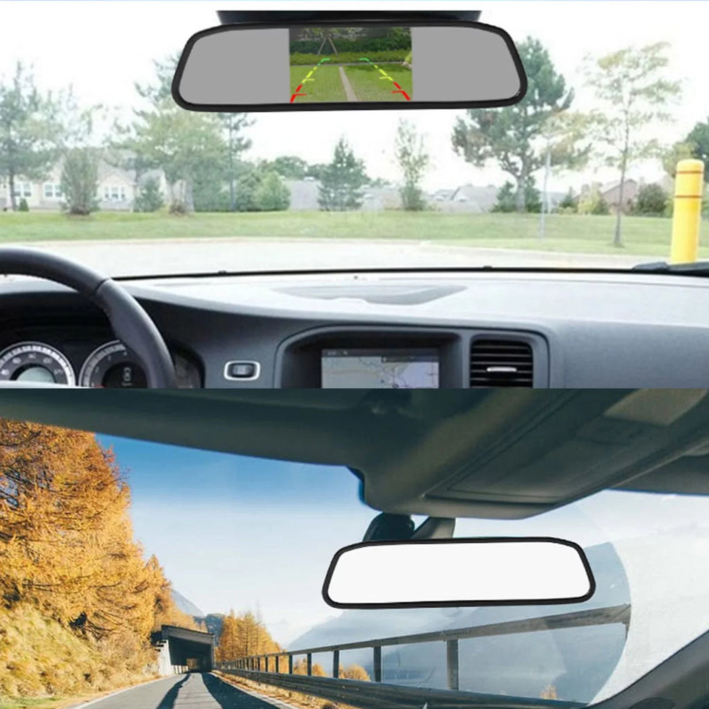 2-DAY Mad Hornets Universal 170 Camera + 5.0" TFT LCD Car Mirror Monitor Kit Vehicle Sizeystem