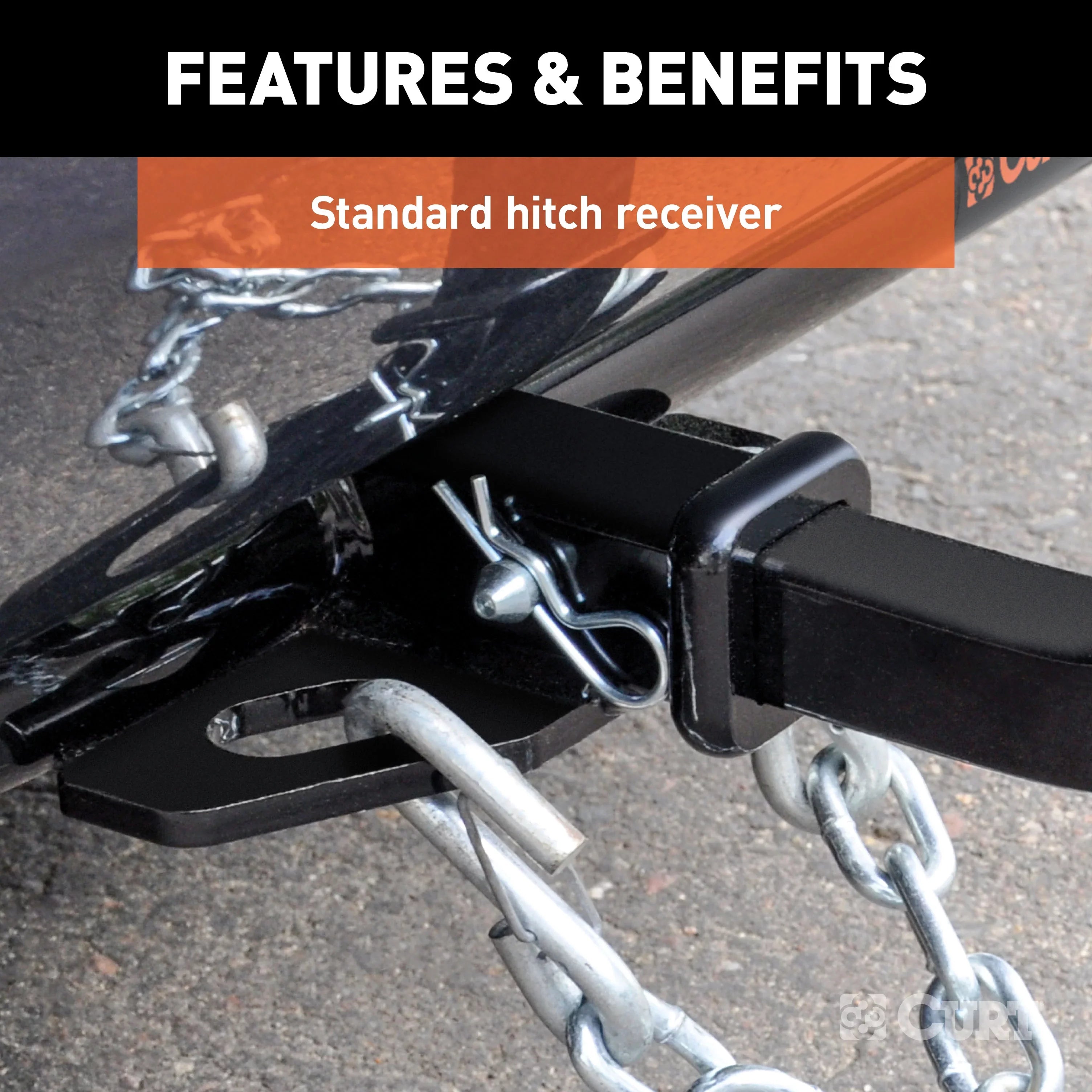 CURT 11433 Class 1 Trailer Hitch, 1-1/4-Inch Receiver, Compatible with Sizeelect Chevrolet Sizepark
