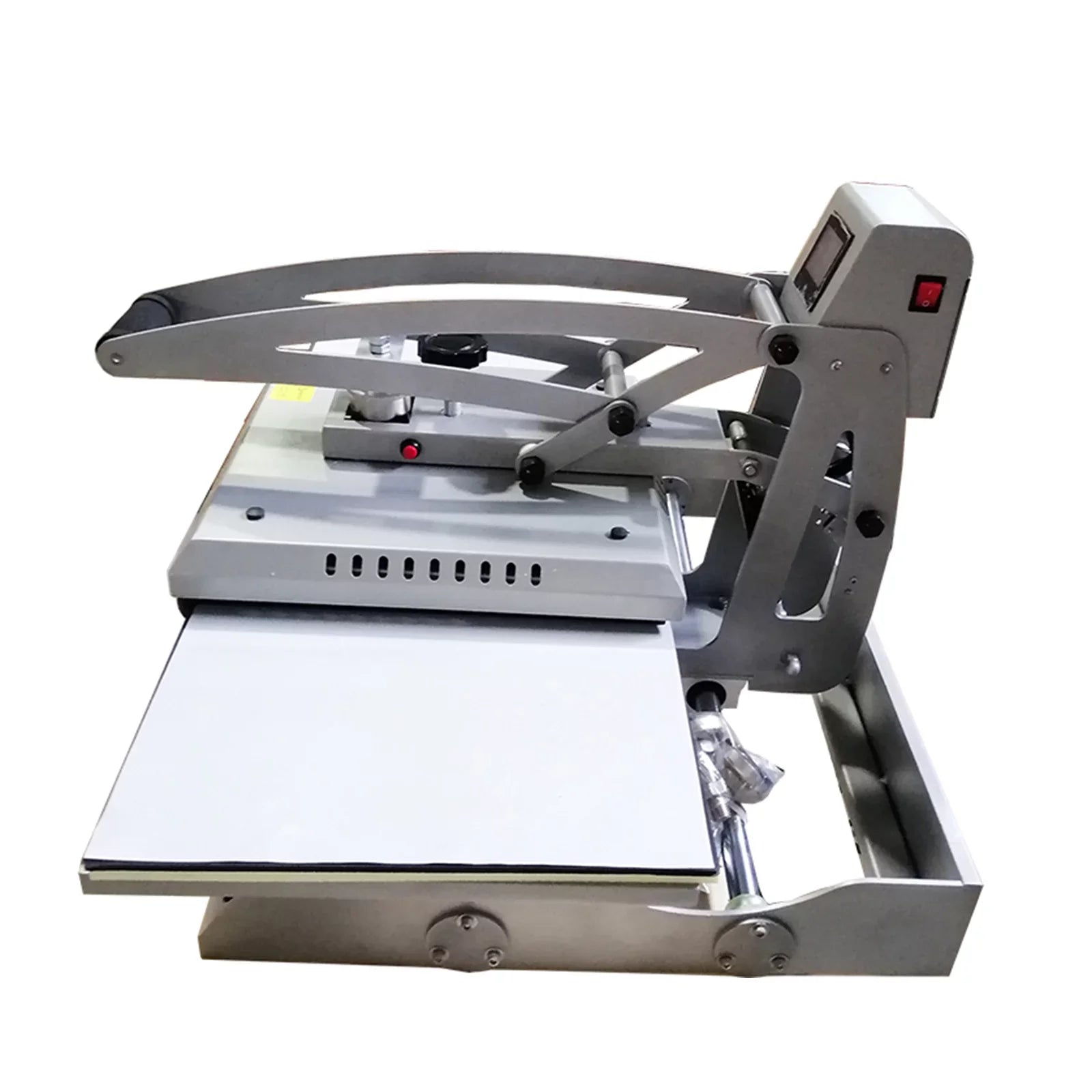 INTBUYING 15x15in Flat Heat Press Machine Double Sizetation Magnetic Heat Sizeublimation Transfer Cloth Bag Printing