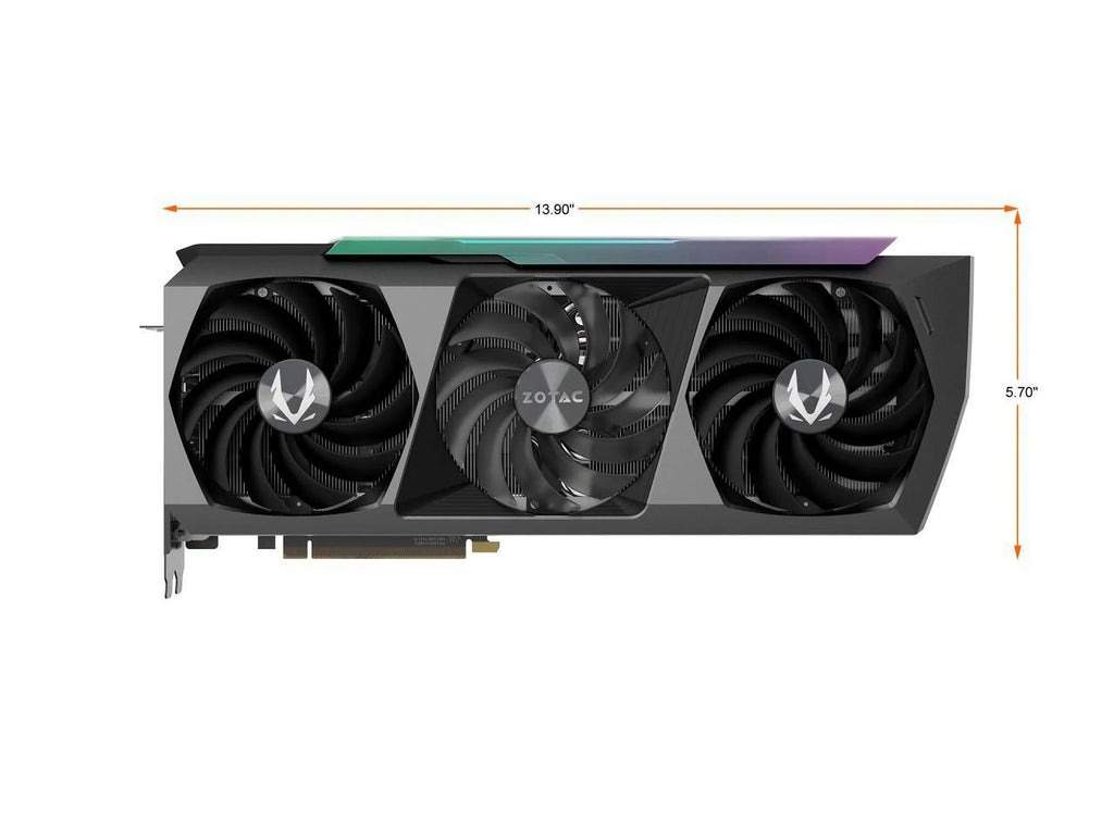 ZOTAC AMP Extreme Holo GeForce RTX 3070 Ti 8GB GDDR6X PCI Express 4.0 ATX Video Card ZT-A30710B-10P