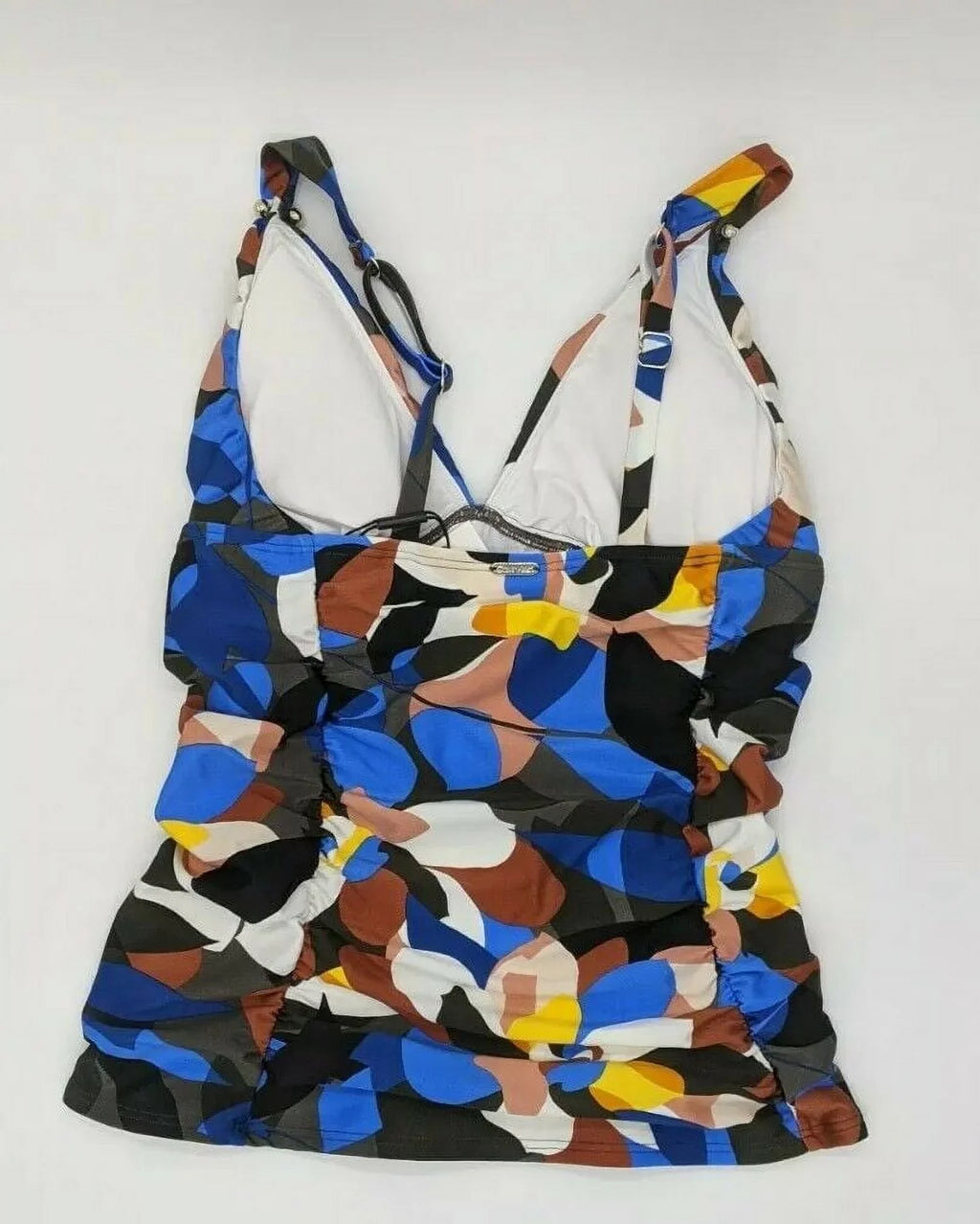 Calvin Klein NECTAR MULTI SizeTAINED GLASizeSize FLORAL SizeHIMMER Tankini Top, USize X-Sizemall