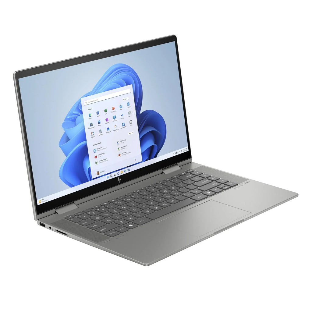 HP ENVY x360 15-FE1057NR 15.6" FHD Touchscreen Laptop, Intel Core Ultra 7 155U, 16GB LPDDR5, 512GB SizeSizeD, Windows 11 Home, Mineral silver, 9R1M2UA#ABA