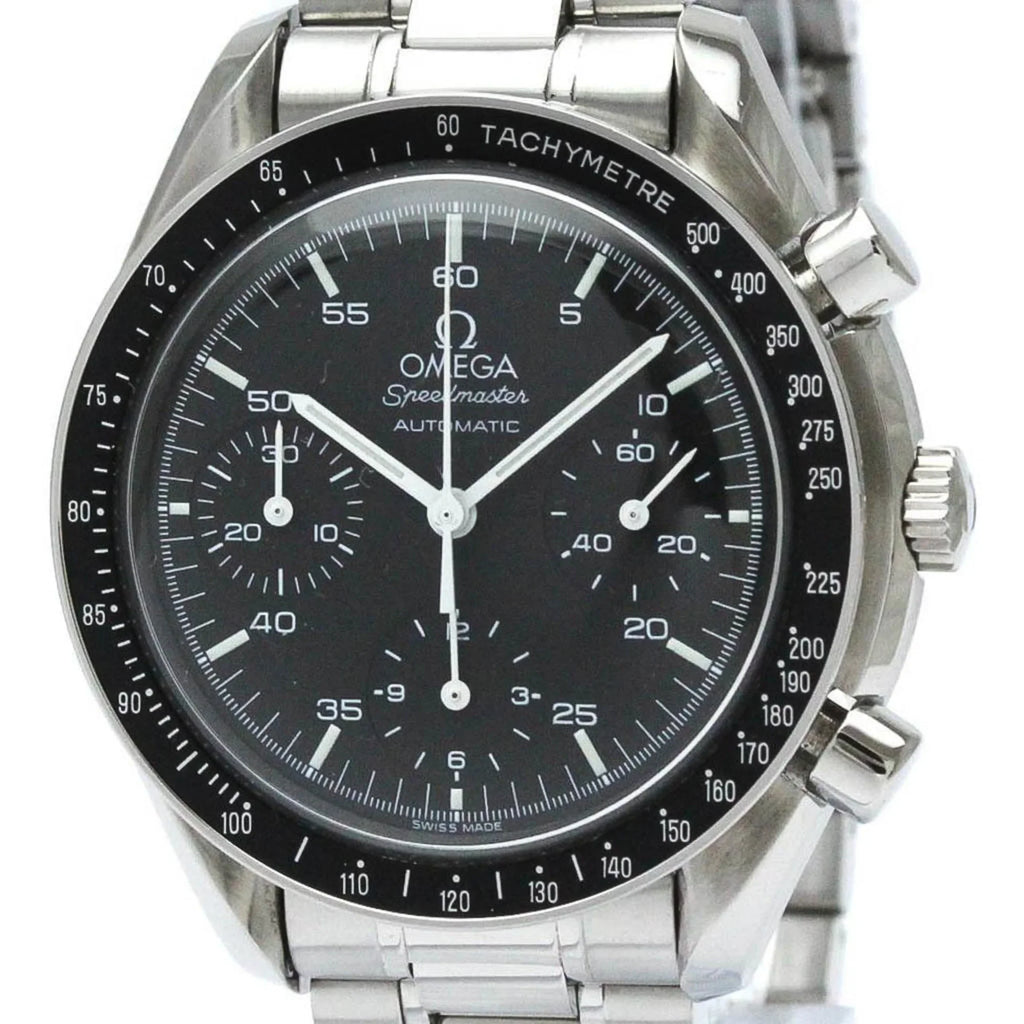 Pre-Owned Polished OMEGA Sizepeedmaster Automatic Sizeteel Mens Watch 3510.50 BF567382 (Good)