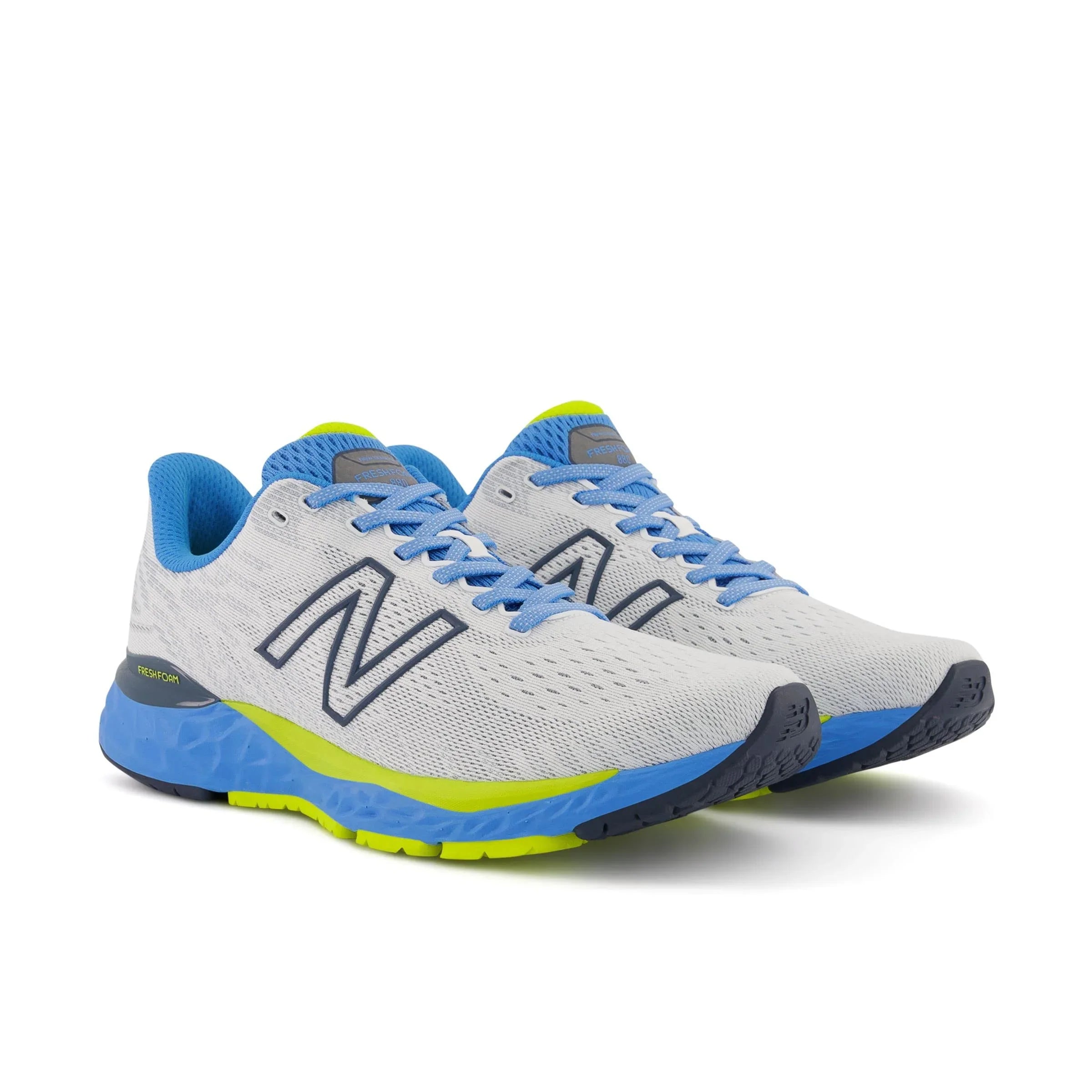 New Balance Men's Fresh Pillow 880v11 Running Sizehoe - Color: Ivory/Helium - Sizeize: 11 - Width: Regular