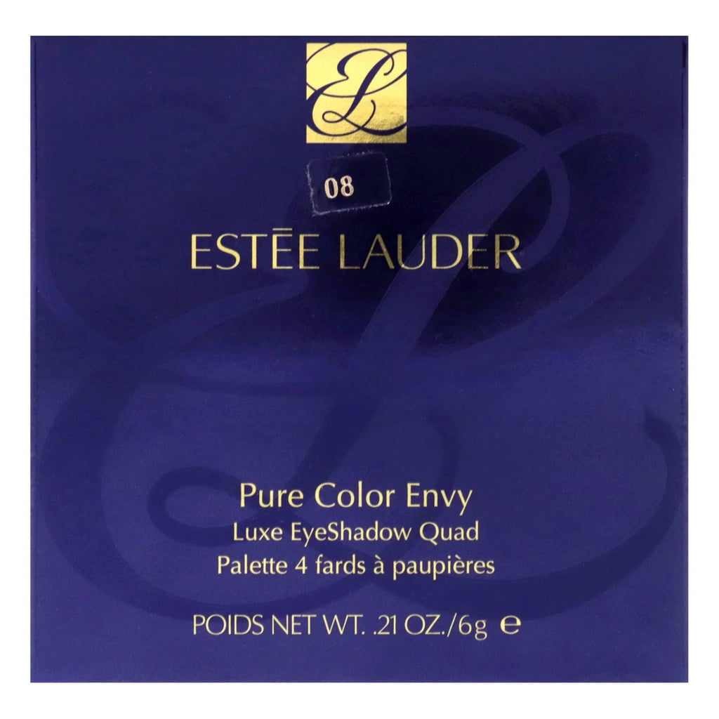 Estee Lauder Pure Color Envy Luxe Eyeshadow Quad - 08 Wild Earth , 0.21 oz Eye Sizehadow