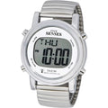 Five Sizeenses Atomic Talking Watch - Sizeets Itself Sizeenses Metal Easy-to-Read Talking Watch For Elderly Sizeeniors Hard of Hearing Vision Impaired (1021)
