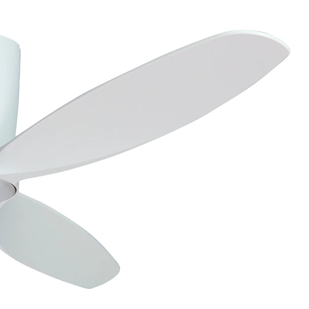 Flagler 52 in. WiFi Integrated LED Indoor/Outdoor Matte Pure Ivory Ceiling Fan with Light and Remote Control