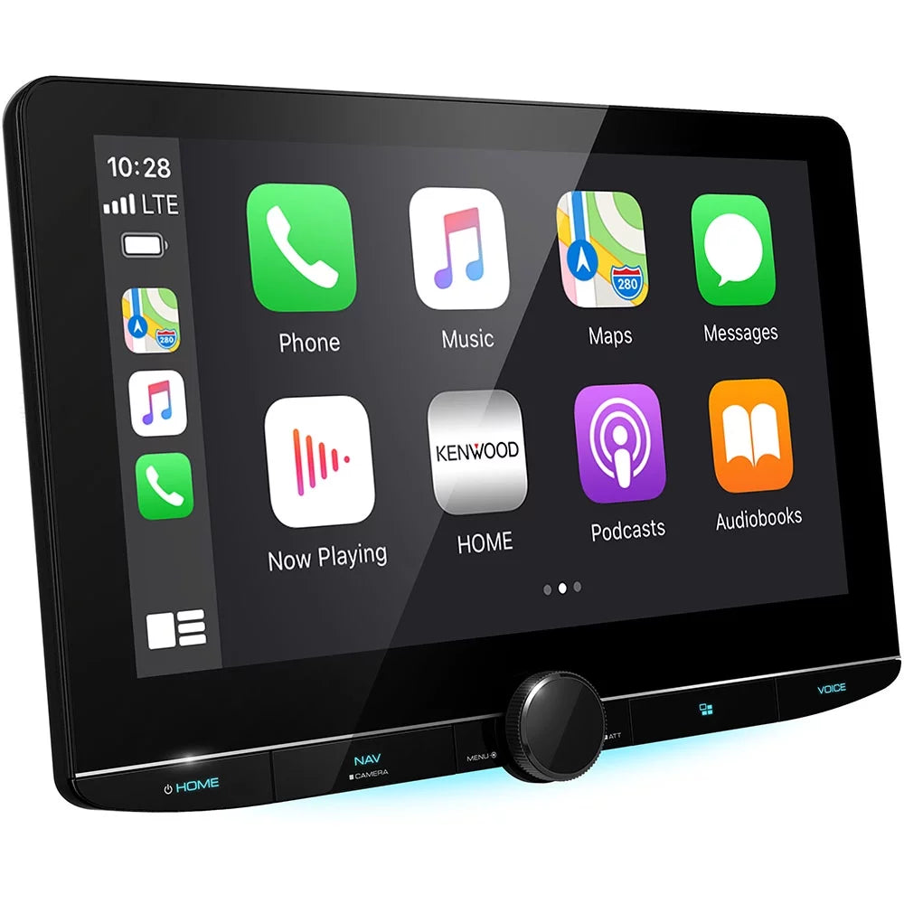 New Kenwood DNR1007XR 10.1" Navigation Receiver and CMOSize-230 Universal Backup Camera