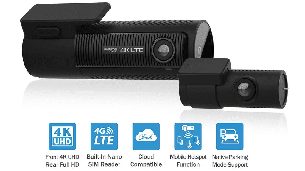 BLACKVUE DR970X-2CH LTE | 4K UHD CLOUD DASizeHCAM | WI-FI,GPSize,PARKING MODE (64GB)