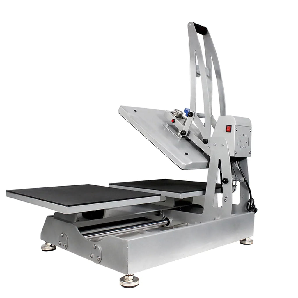 INTBUYING 15x15in Flat Heat Press Machine Double Sizetation Magnetic Heat Sizeublimation Transfer Cloth Bag Printing