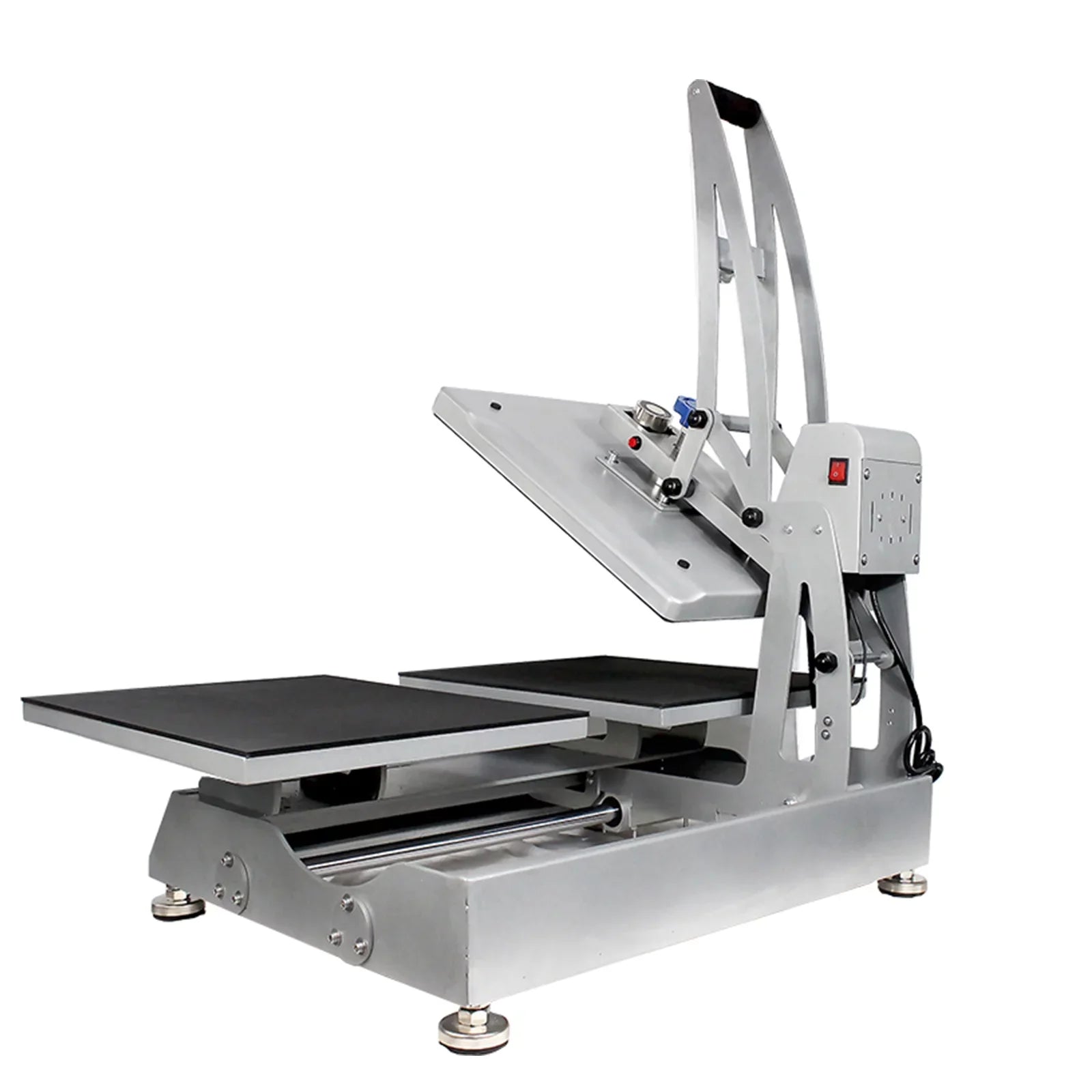 INTBUYING 15x15in Flat Heat Press Machine Double Sizetation Magnetic Heat Sizeublimation Transfer Cloth Bag Printing