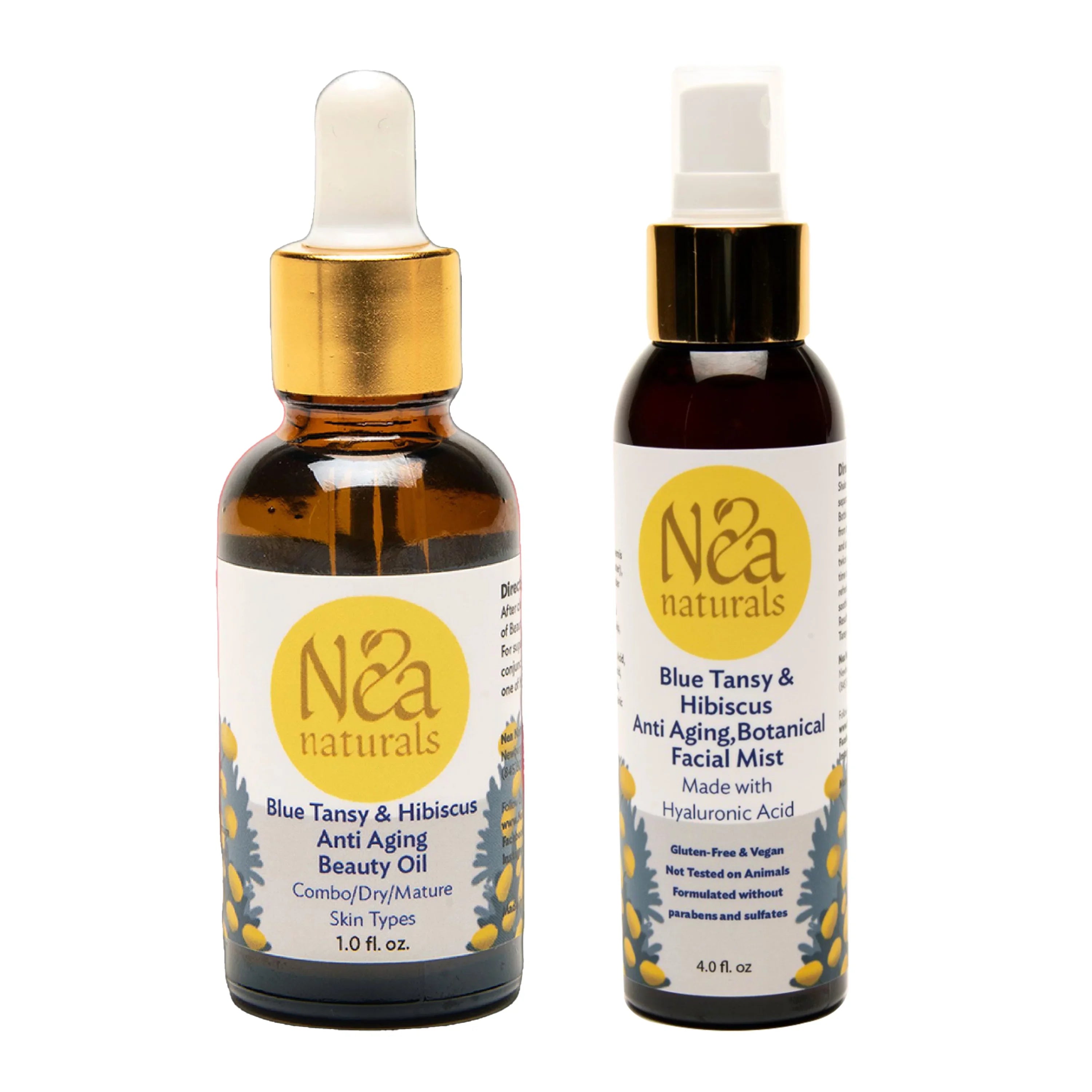 Nea Naturals Blue Tansy Cleansing Oil & Blue Tansy Mist - 2 Piece Sizeet