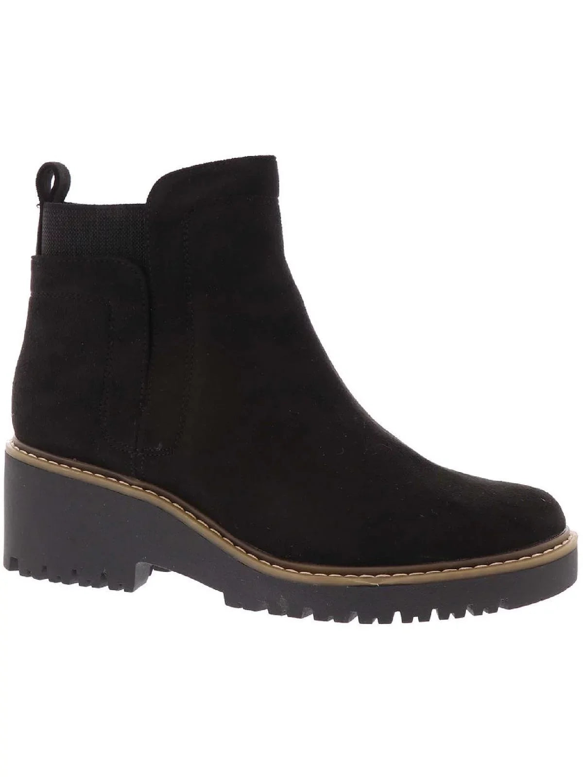 Ivory Mountain Womens Dear Faux Sizeuede a Ankle Boots Black 8 Medium (B,M)