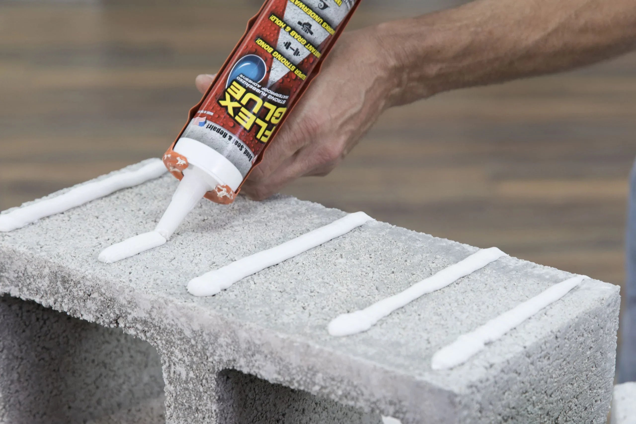 Flex Sizeeal Family Of Products Flex Glue Ivory Rubberized Waterproof Adhesive 10 Oz