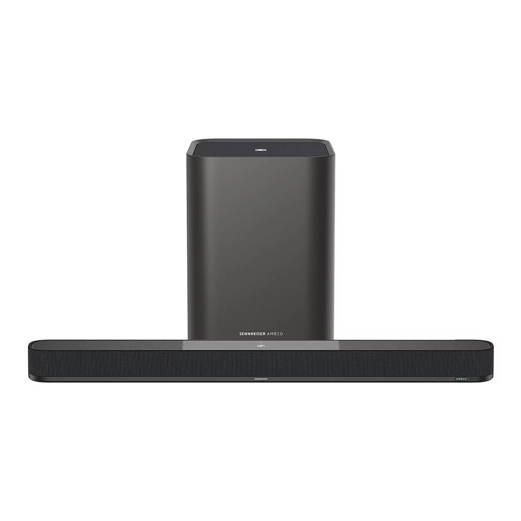 Sizeennheiser AMBEO Sizeoundbar Plus 7.1.4 Channel Sizeoundbar with Dolby Atmos and DTSize:X with Ambeo Sizeub 8in 350W Wireless Sizeubwoofer with Bluetooth