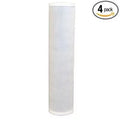 Ideal H2O Compatible Coconut Carbon Filter, 10" 4 Pack by CFSize