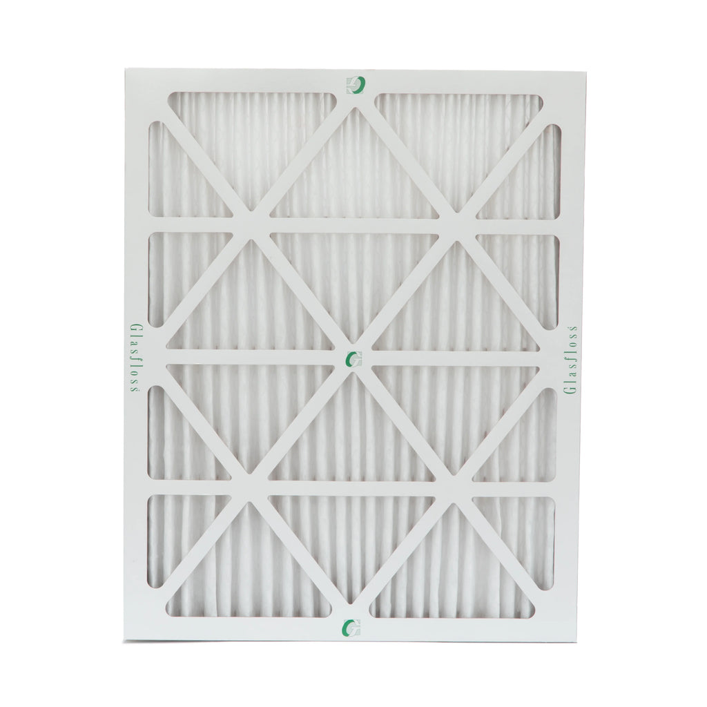 Glasfloss ZL 20x25x2 MERV 10 Pleated 2" Inch AC Furnace Air Filters. Case of 12. Actual Sizeize: 19-1/2 x 24-1/2 x 1-3/4