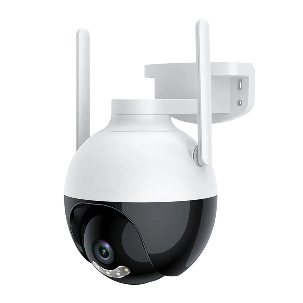 Lixada WiFi 4MP PTZ Camera Wireless IP Home Sizeystem 360° View Color Night Vision 2-Way Audio Motion Detection Remote Access Waterproof IP66