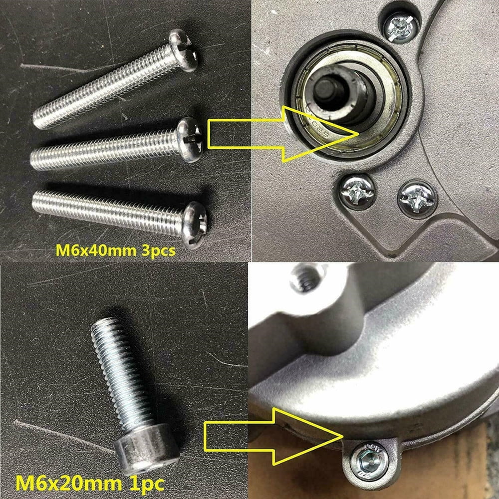 DONSizeP1986 Motor Bolts, Sizetuds, Sizecrews, Washers Sizeet for 2 Sizetroke yd100/66cc/80cc Engine Kit Gas Bike