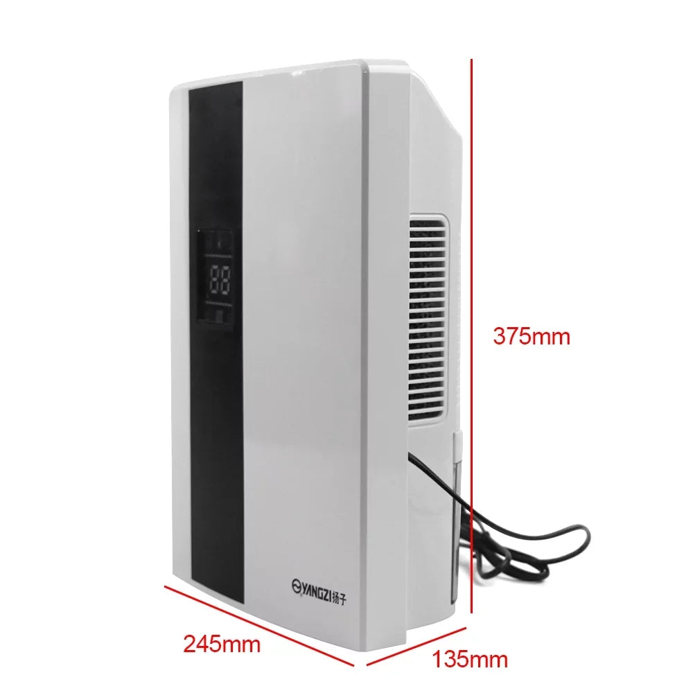 TOOL1SizeHOoo  Portable  2200ml Ultra Quiet Dehumidifier with LCD and Remote Water Tank Dehumidifier