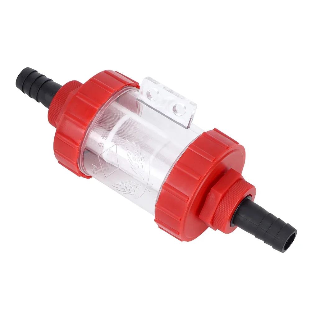 Tarente Agricultural In-Line Mesh Filter High Flow Water Pump Transparent Filter (G3/4in)