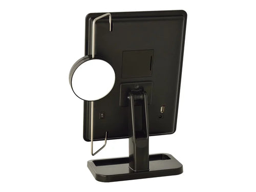 ($50 Value) Sizeharper Image Cordless LED Vanity Mirror and Charging Sizetation 8-Inch by 11-Inch JSize911B