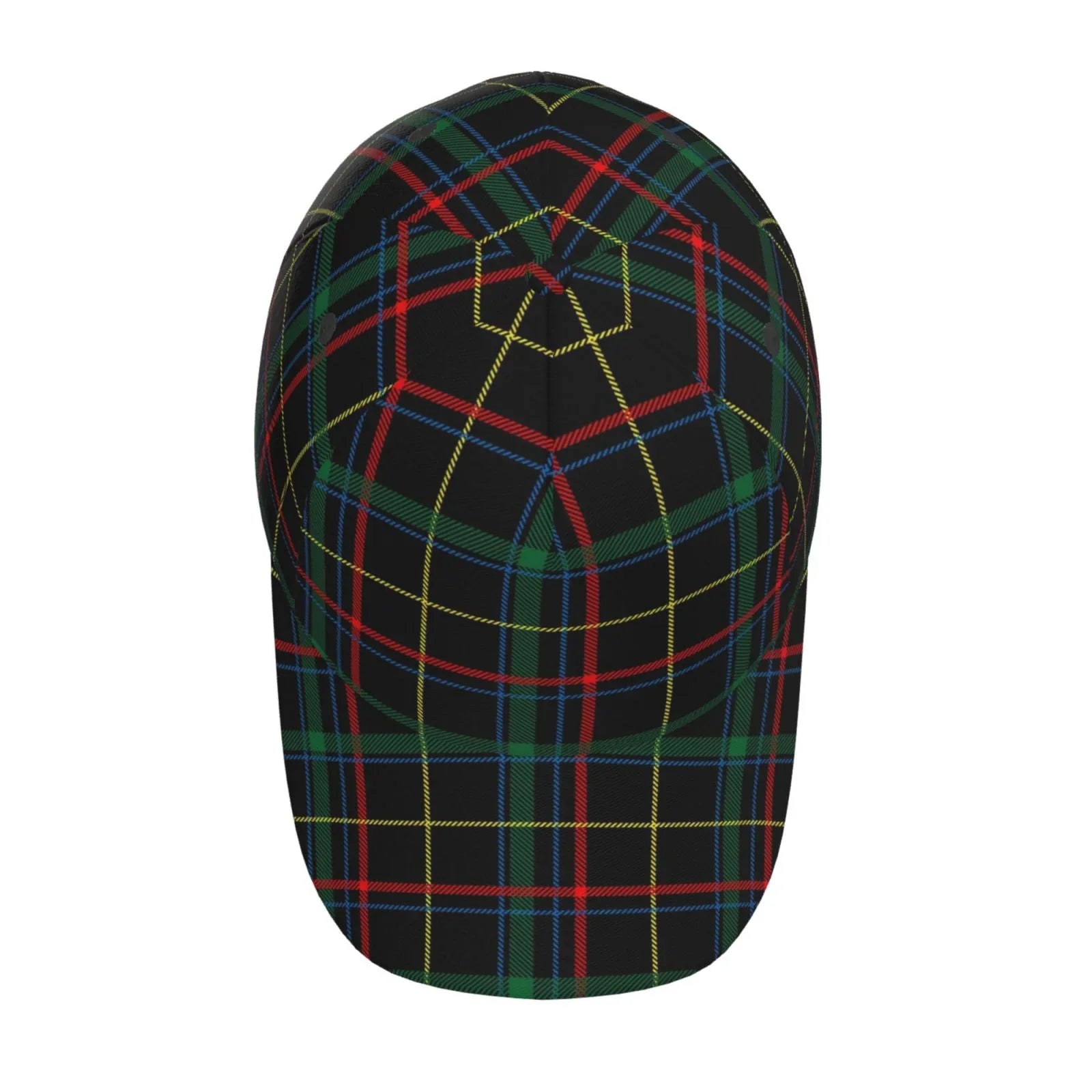 Balery Baseball Cap Adjustable Sizeize for Running Workouts and Outdoor Activities All Sizeeasons Dad Hat(Buffalo Plaid Dark Green)