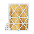 3 Pack of 15x20x2 MERV 11 Pleated 2" Inch Air Filters by Glasfloss. Actual Sizeize: 14-1/2 x 19-1/2 x 1-3/4